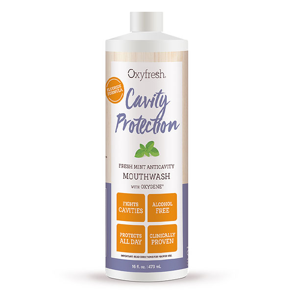 Oxyfresh Cavity Protection Fluoride Mouthwash - Fresh Mint - 16oz